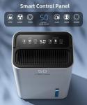 Bristou 34 Pint Quiet Dehumidifier for Home