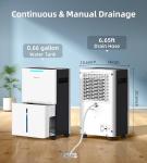 5000 Sq. Ft. Dehumidifier with Drain Hose 52 Pint