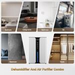 95oz Quiet Home Dehumidifier for Bedroom & Basement