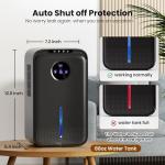 Quiet Portable Dehumidifier with Timer for Home