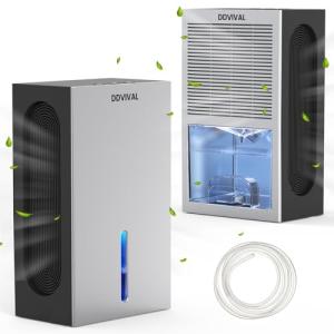 96oz DDVIVAL Dehumidifier with 7 Color LED Light