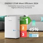 Kesnos 52 Pint Energy Star Dehumidifier for Home