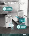 2000 Sq. Ft Dehumidifier with LED Humidity Light