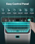 2000 Sq. Ft Dehumidifier with LED Humidity Light