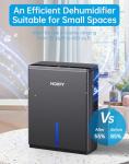MORFY 80 OZ Compact Dehumidifier with LED Lights