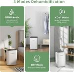 HOGARLABS Ultra Silent 34 Pint Dehumidifier