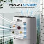 HUMILABS 50 Pint Quiet Basement Dehumidifier