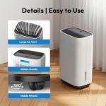 HUMILABS 50 Pint Quiet Basement Dehumidifier