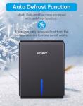 MORFY 80 OZ Compact Dehumidifier with LED Lights