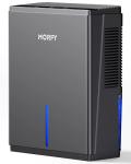 MORFY 80 OZ Compact Dehumidifier with LED Lights