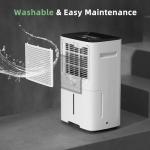 HOGARLABS Ultra Silent 34 Pint Dehumidifier