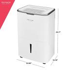 Frigidaire Smart 50-Pint Wi-Fi Dehumidifier in White