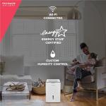 Frigidaire Smart 50-Pint Wi-Fi Dehumidifier in White