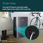 Hisense 50-Pint Portable Dehumidifier with Pump