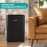 Hisense 50-Pint Portable Dehumidifier with Pump