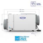 AprilAire E080 80-Pint Whole-House Dehumidifier Bundle