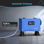 125 Pints Commercial Dehumidifier for Basements & Crawl Spaces