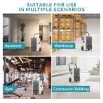 EUHOMY 160 Pints Commercial Dehumidifier with Hose