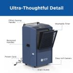 Moiswell 305 Pint Commercial Dehumidifier for Large Spaces