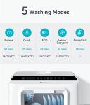Ecozy Mini Countertop Dishwasher with 5L Tank