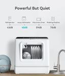 Ecozy Mini Countertop Dishwasher with 5L Tank