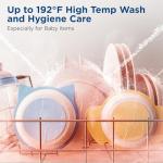 Compact Countertop Dishwasher with 6 Wash Programs