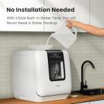 COMFEE' Portable Countertop Dishwasher with 7 Programs