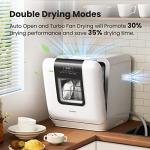 COMFEE' Portable Countertop Dishwasher with 7 Programs