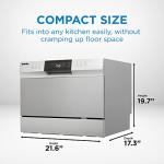Danby Compact Countertop Dishwasher with 6 Settings