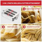 Metal Pasta Attachment Set for KitchenAid Mixer