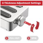 Metal Pasta Attachment Set for KitchenAid Mixer