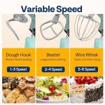 VIVOHOME 9-in-1 Stand Mixer with Timer and Attachments