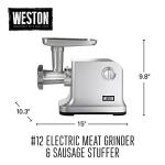 Weston Electric Meat Grinder & Sausage Stuffer 750W