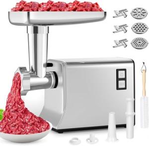 Powerful Electric Meat Grinder with Stainless Steel Blades