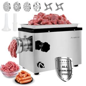 Anatole Heavy-Duty Electric Meat Grinder - 1.5 HP