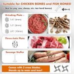 Anatole Heavy-Duty Electric Meat Grinder - 1.5 HP