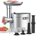 CHEFFANO 2600W Stainless Steel Electric Meat Grinder