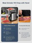 Heavy Duty 3000W Electric Meat Grinder & Stuffer