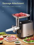 Heavy Duty 3000W Electric Meat Grinder & Stuffer