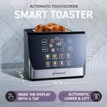 Inspirex Smart Toaster with Touch Screen Control