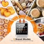 Stainless Steel Touch Screen 2-Slice Toaster