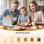 Stainless Steel Touch Screen 2-Slice Toaster