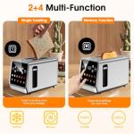 Stainless Steel Touch Screen 2-Slice Toaster