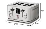 Cuisinart 4-Slice Digital MemorySet Toaster, Stainless Steel