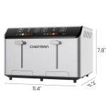 Chefman 4-Slice Digital Touchscreen Bagel Toaster
