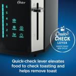 Oster Stainless Steel Digital Touchscreen Toaster