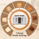 4-Slice Touchscreen Toaster with LCD Display