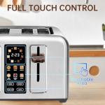 4-Slice Touchscreen Toaster with LCD Display