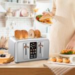 4-Slice Touchscreen Toaster with LCD Display