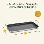 Cuisinart Nonstick Double Burner Griddle Skillet 10x18
